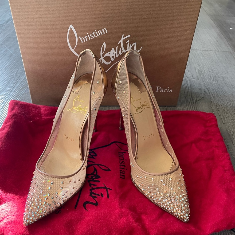 MOVING OUT SALE Louboutin Follies Strass
